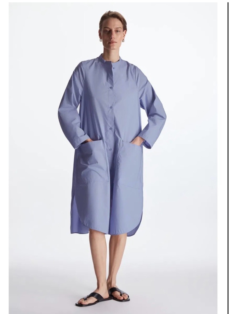 COS Oversized Poplin Shirt Dress - Picture 2 of 7